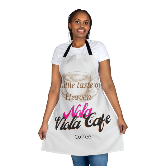 (C)- Nola Viola Cafe' -Apron, 5-Color Straps (AOP)
