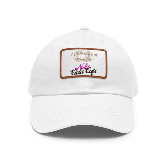 Nola Viola  Cafe' Logo with Leather Patch (Rectangle)