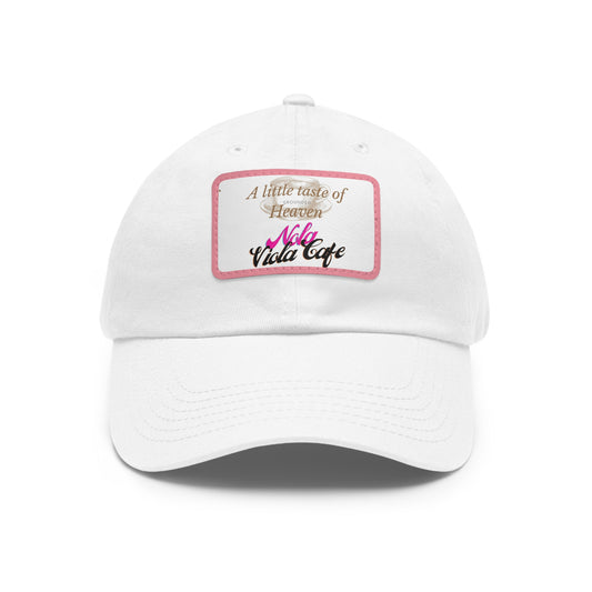Nola Viola  Cafe' Logo with Leather Patch (Rectangle)