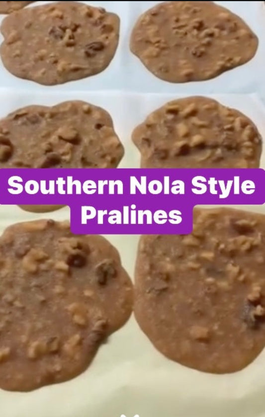 (B)- JJ’s Sweet Treats-Nola Style Southern 2 DozenBox) Praline Candy